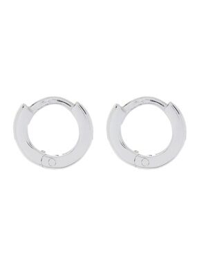 Argento Vivo Sterling Silver Huggie Hoops